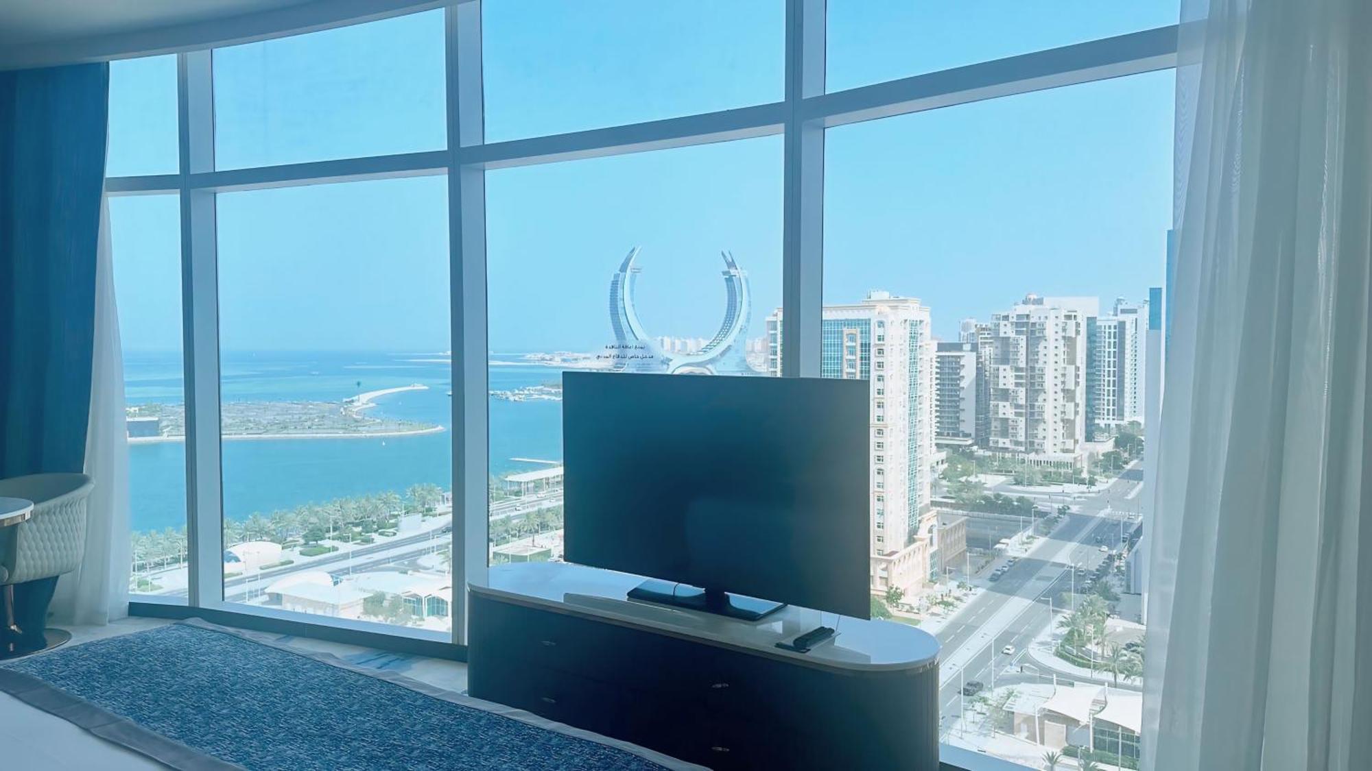 Century Marina Hotel - Lusail Экстерьер фото View from a room at the hotel